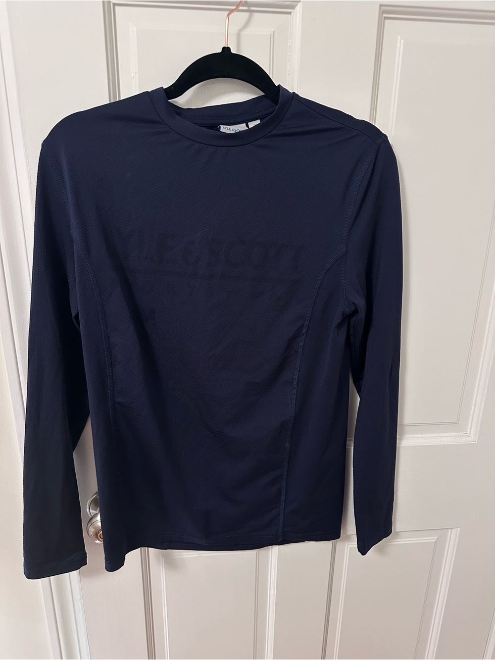 Lyle & Scott Dark Navy Long Sleeve